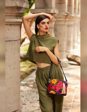 Bolsa crossbody Angelozano México Querido de piel