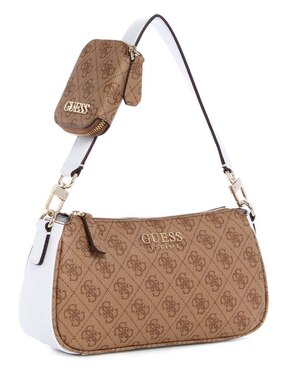 Bolsa shoulder Guess cierre blanco logotipo en Liverpool