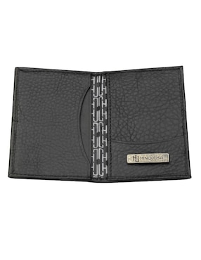 Tarjetero Hj Hinojosa de piel para hombre