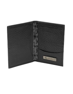 Tarjetero Hj Hinojosa de piel para hombre
