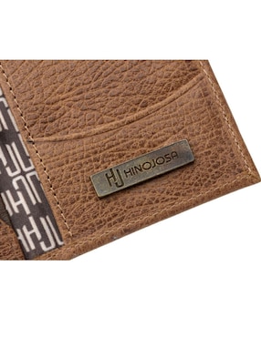 Tarjetero Hj Hinojosa de piel para hombre