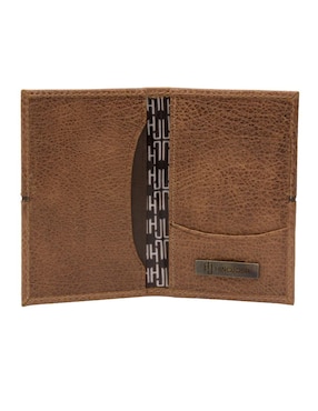 Tarjetero Hj Hinojosa de piel para hombre