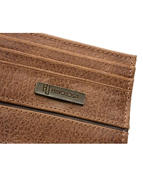 Tarjetero Hj Hinojosa de piel para hombre