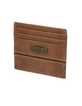 Tarjetero Hj Hinojosa de piel para hombre