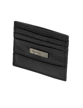 Tarjetero Hj Hinojosa de piel para hombre