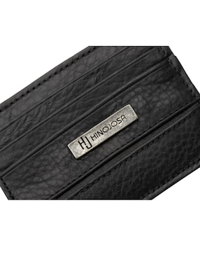 Tarjetero Hj Hinojosa de piel para hombre