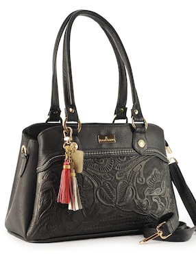 Bolsa satchel Angelozano México Querido de piel para mujer