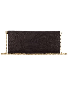 Bolsa clutch AngeLozano Sara piel broche