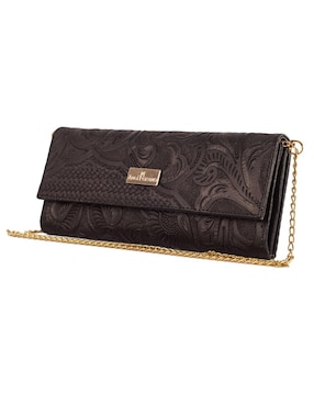 Bolsa clutch AngeLozano Sara piel broche