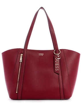 Bolsa Tote Guess Cierre Roja