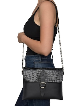 Bolsa crossbody Hj Hinojosa de piel para mujer