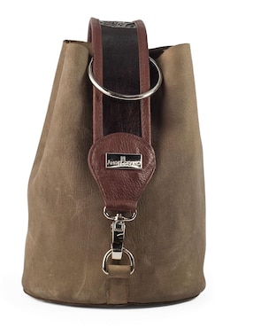 Bolsa tote Angelozano Dolores piel con asa cincelada a mano