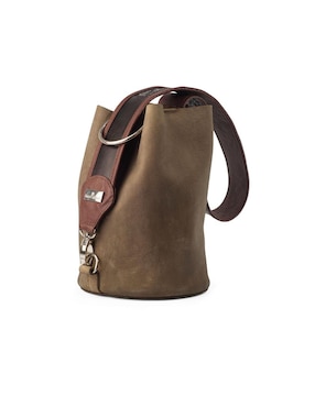 Bolsa tote Angelozano Dolores piel con asa cincelada a mano