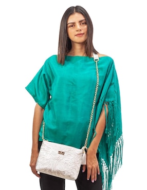 Bolsa crossbody Angelozano de piel para mujer