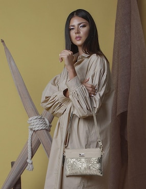 Bolsa crossbody Angelozano México Querido de piel para mujer