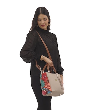 Bolsa satchel Angelozano México Querido de piel