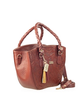 Bolsa satchel Angelozano México Querido de piel