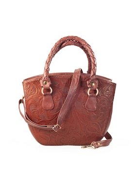 Bolsa satchel Angelozano México Querido de piel