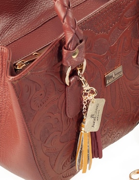 Bolsa satchel Angelozano México Querido de piel
