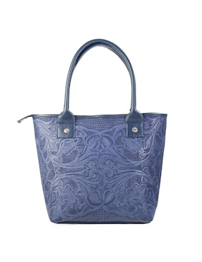 Bolsa tote Angelozano SORAYA PIEL GRABADA de piel