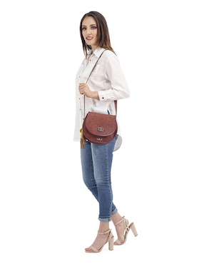 Bolsa crossbody Angelozano México Querido de piel