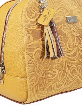 Bolsa satchel Angelozano México Querido de piel