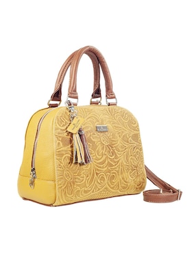 Bolsa satchel Angelozano México Querido de piel