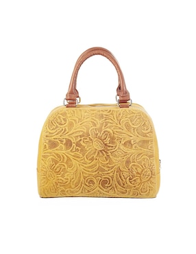 Bolsa satchel Angelozano México Querido de piel