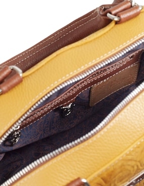 Bolsa satchel Angelozano México Querido de piel