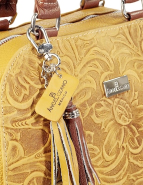 Bolsa satchel Angelozano México Querido de piel