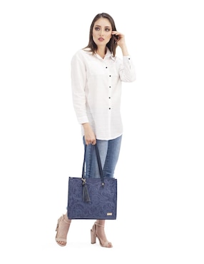 Bolsa tote Angelozano de piel para mujer