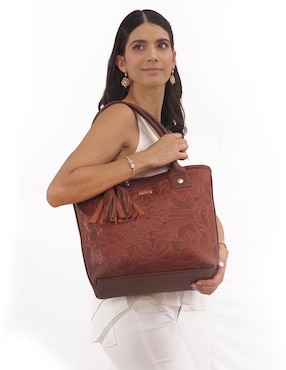 Bolsa tote Angelozano de piel para mujer