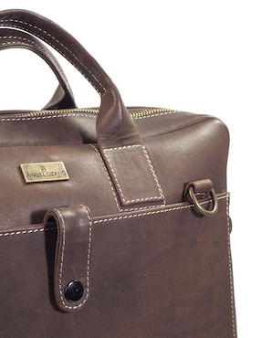 Bolsa porta laptop Angelozano Musas Mexicanas 17 pulgadas de piel