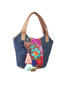 Bolsa tote Angelozano México Querido de piel