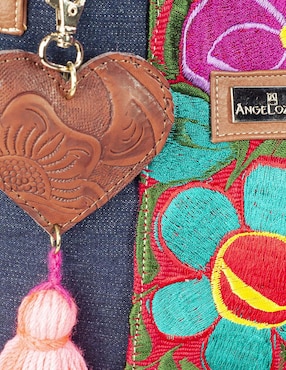 Bolsa tote Angelozano México Querido de piel