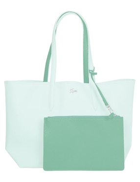 bolsa tote lacoste reversible