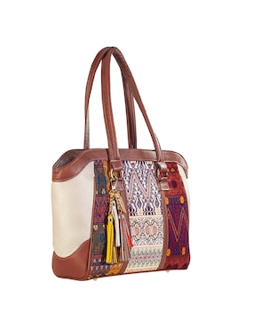 Bolsa tote Angelozano México Querido de piel para mujer