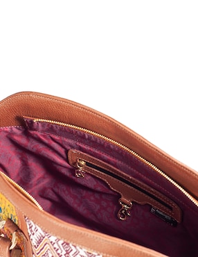 Bolsa tote Angelozano México Querido de piel para mujer