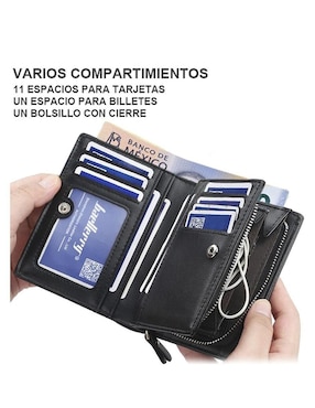 Cartera Fashion Crystals Black Mamut unisex
