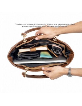 Bolsa tote Yayas Sintético para mujer