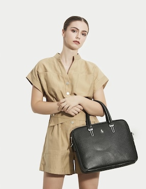 Maletín porta laptop Hpc Polo 10 pulgadas de vinipiel