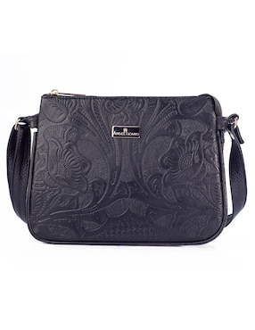 Bolsa Crossbody Angelozano Jaqueline Grabada De Piel Para Mujer