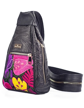 Bolsa messenger Angelozano Celia de piel para mujer