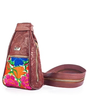 Bolsa messenger Angelozano Celia de piel para mujer