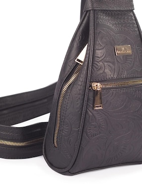 Bolsa messenger Angelozano Celia de piel para mujer
