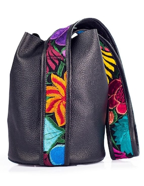 Bolsa bucket Angelozano Dolores de piel para mujer
