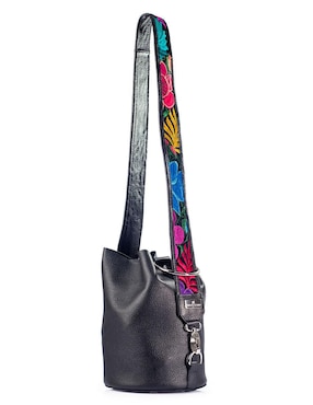 Bolsa bucket Angelozano Dolores de piel para mujer