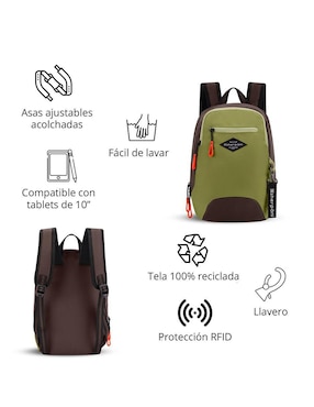 Mochila para viaje Sherpani Vespa impermeable para mujer