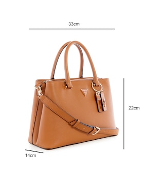 Bolsa satchel Guess Eco ivy para mujer