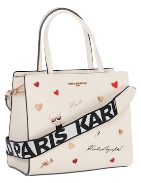 Bolsa satchel Karl Lagerfeld Paris para mujer